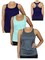 Galaxy By Harvic Women's Moisture Wicking Racerback Tank-3 Pack (S-3XL)